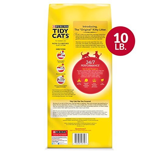 Purina Tidy Cats Non Clumping Cat Litter, 24/7 Performance Multi Cat