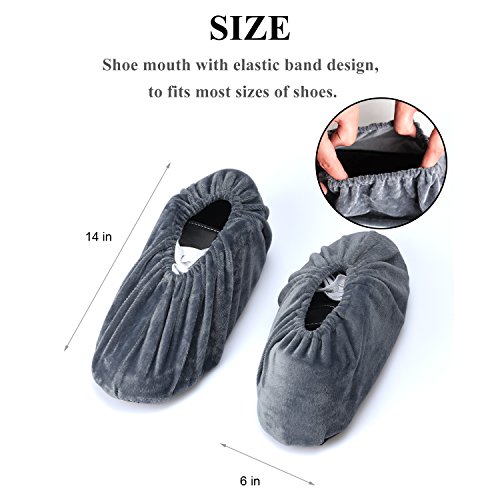 Non Slip Washable Reusable Shoe Covers My Cleaning Connection