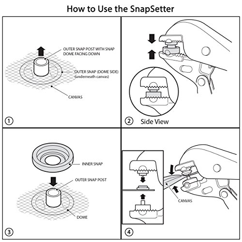 Ironwood Pacific Snap Setter for Installing and Fastening Snaps
