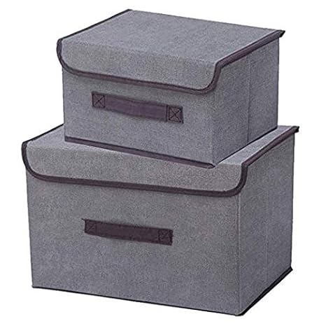 Amazon Com Suxheart Folding Storage Box Linen Storage Basket
