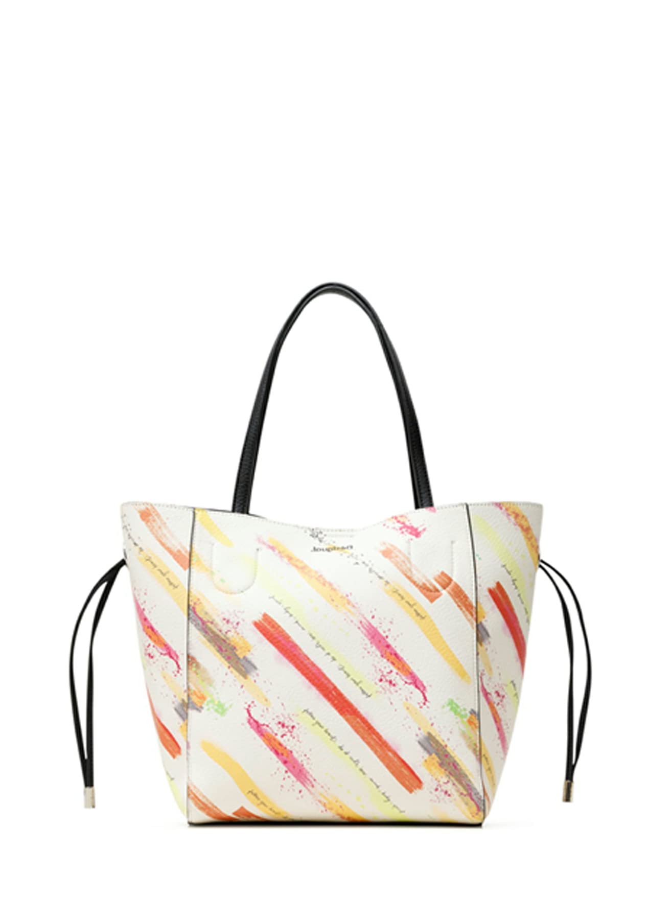 Desigual Women's PU Shopping Bag, Yellow, U