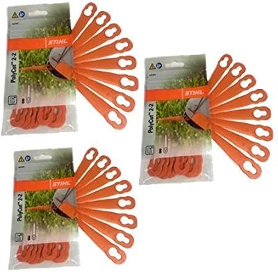 Stihl PolyCut 2-2 Blades 3 Packs 8 x per Pack Plastic Knife