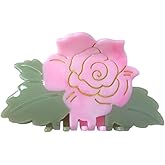 Peony Claw Clip,Acetate Hair Clips,Small Hair Clips for Women
