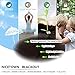 NICETOWN Balloon Blind Curtain for Doors - Tie Up Shade Blackout Curtain for Bedroom Window/Thanksgiving (Toffee Brown, Rod Pocket Panel, 46 inches W x 63 inches L)