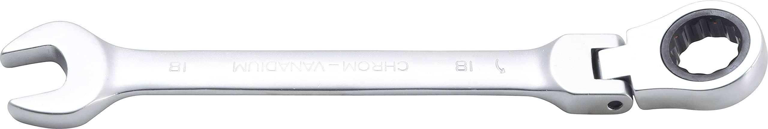 BGS 6718 | Ratchet Combination Wrench | adjustable | 18 mm