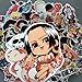 Homyu Stickers 60-Pcs PVC Anime Decals Anime Cartoon Waterproof Sunlight-Proof DIY Ideals for Cars Motorbikes Skateboard Spinner Luggages Laptops