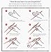 Wooden Chopsticks, Donxote 9.84 Inch Reusable Natural Healthy Chopsticks, Asian Classic Style for Dining Room, Kitchen, Japanese Noodles, Korea Gourmet, Set of 10 Pairs