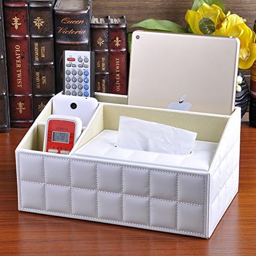 TRE Creative sheep leather multi-functional tissue box/Living room remote control storage box/ continental napkin paper box-A