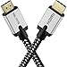 MOSAJIE SecurOMax HDMI Cable (4K 60Hz, HDMI 2.0, 18Gbps) with Braided Cord, 15 Feet