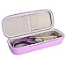 BOVKE Travel Carrying Case Compatible with 3M Littmann Classic III, Lightweight II S.E, MDF Acoustica Deluxe Stethoscopes - Extra Room for Medical Scissors EMT Trauma Shears and LED Penlight, Purple