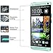 HTC ONE M7 Screen Protector, AOMIDI Tempered Glass Screen Protector for HTC M7, 0.3MM Thickness, 2.5D Round Edge, High Definition, 9H Hardness (CLEAR, 1 Pack)