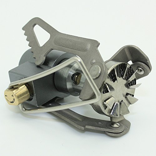 image for DETECH 25g Ultralight Mini Camping Gas Stove Portable Folding Cooking 