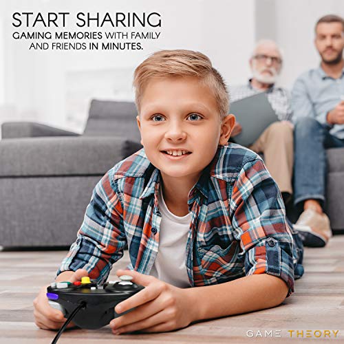 image for Game Theory Nintendo Gamecube Bundle w/ Wired Controller (+ Rumble), D