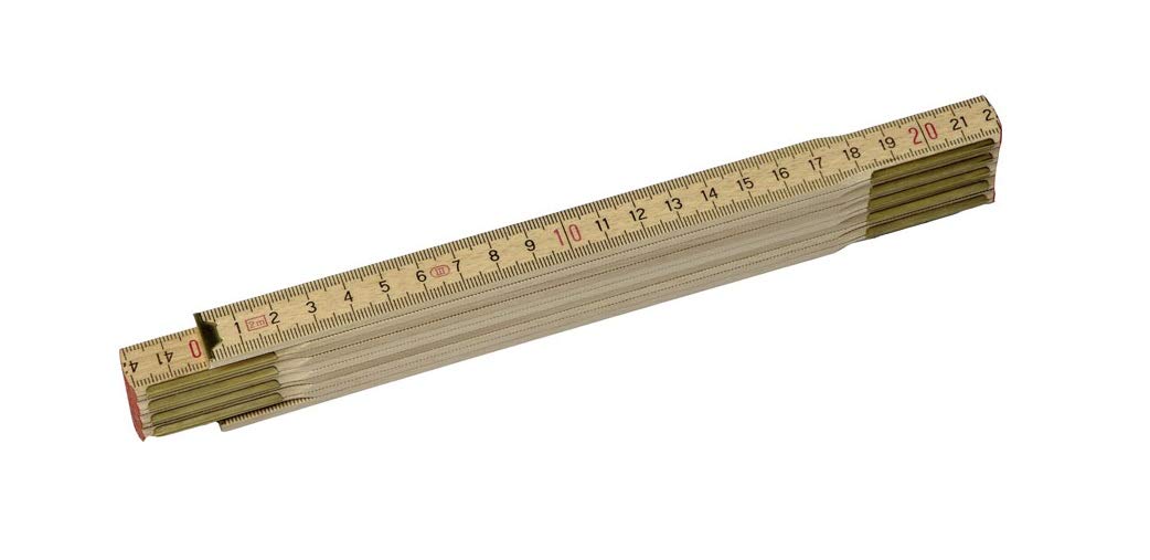 Stanley 0-35-455 Wood Folding Rule, Brown, 2 m/15 mm