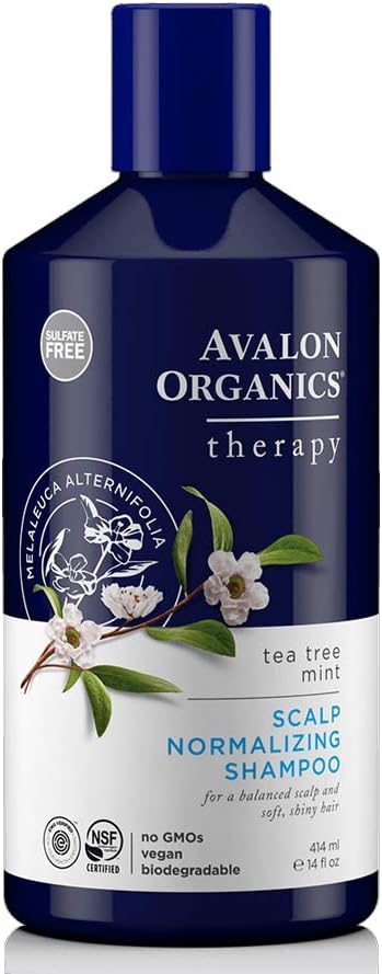 AVALON ORGANICS アバロンオーガニクス スカルプモイスチュアリングシャンプー ティーツリーミント 414ml