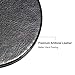 Getinbulk Compact Mirrors Bulk, Set of 12 Round Double-Sided 1X/3X Magnification PU Leather(Black, 3.15 inches)