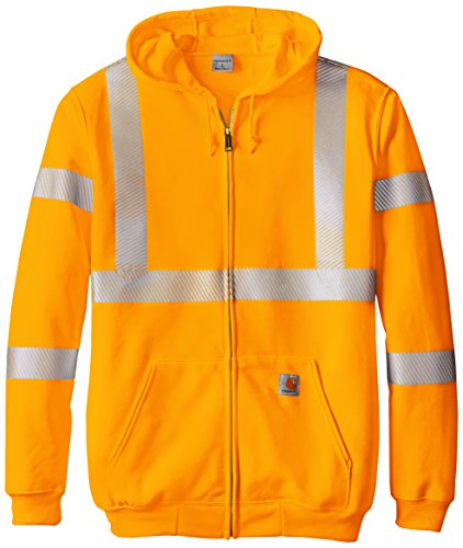 Carhartt Men's Big & Tall High Visibility Class 3 Sweatshirt,Brite Orange,XX-Large Tall