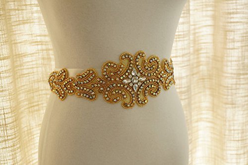 Vintage Gold Sale Wedding Belt Bridal Belt Sash Belt Crystal | Desertcart  Maldives