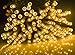 LightsEtc 72 Feet 200 LED Warm White Solar String Lights LED Fairy Lights for Home Party Decoration