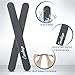 Nail Files, Easkep 12 pcs 100 180 Grit Professional Double Sided New Wood Material Black Nail File Bulk for Natural and acrylic nails Washable Manicure Tools Set Ultra Thin