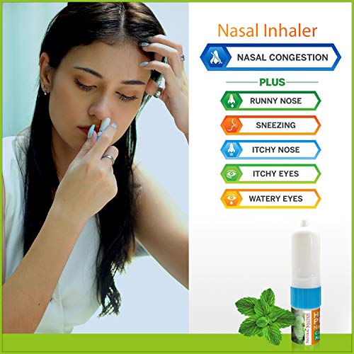 Natural Solution Pink Salt Aromatherapy Nasal Inhaler with Cooling Mint
