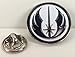 STAR WARS Jedi Academy - Black With White Background - UK Imported Enamel Lapel Pin
