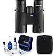 ZEISS 8x42 Terra ED Binoculars (Black) with Zeiss Lens Cleaning Kit Bundle