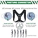 Posture Corrector Support for Man and Women, Effective and Comfortable Adjustable Back Corrector Brace, Clavicle Cervical Wearable Support for Upper Back. Shoulder & Neck Pain Relief