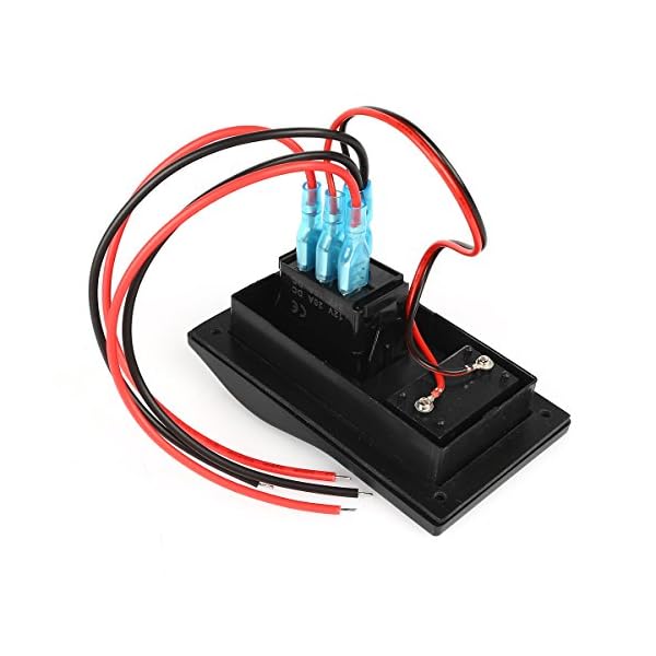 LTC-Marine-Carling-Boat-20A12V-RV-Voltmeter-LED-Dual-Battery-Test-Panel-Rocker-Switch-ON-OFF