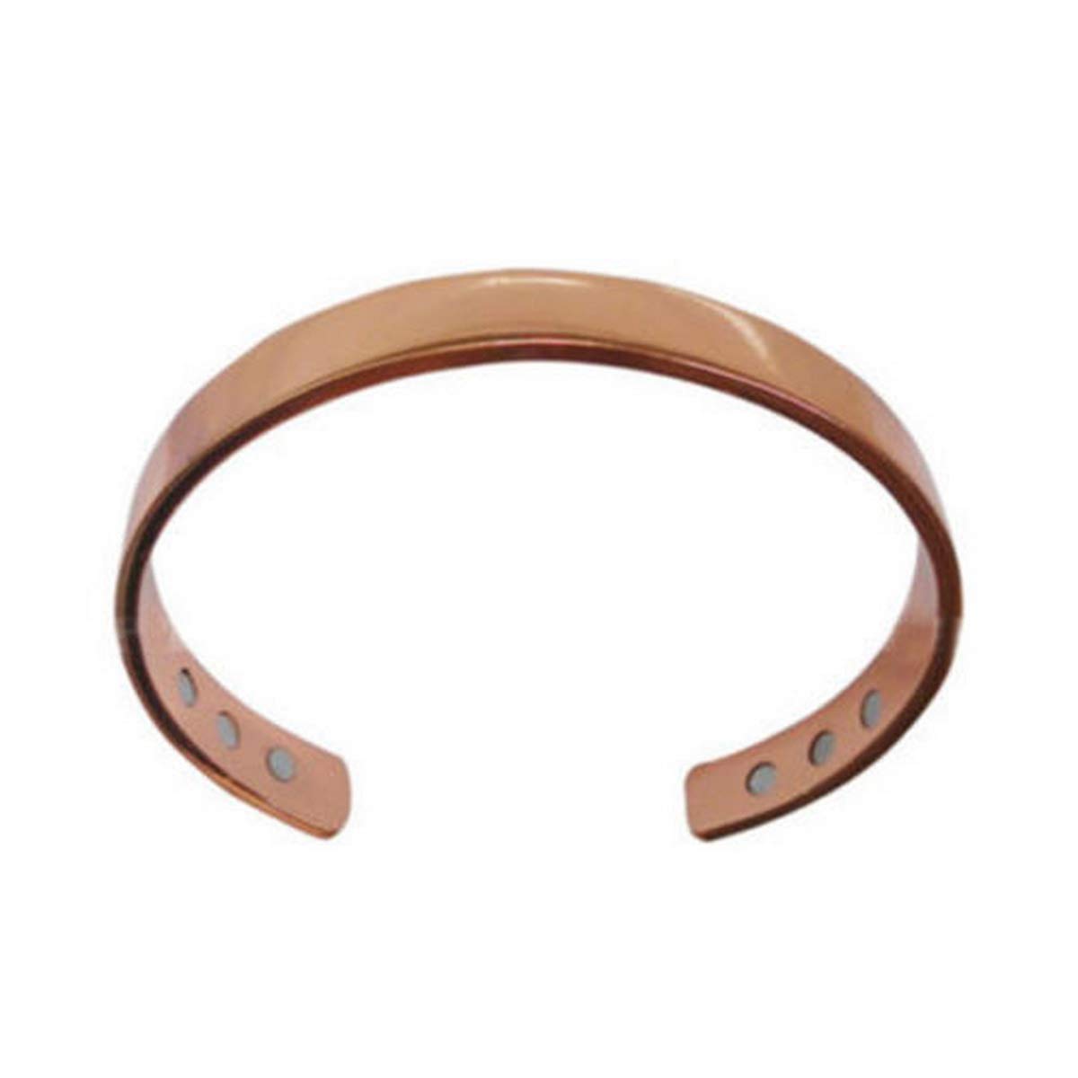 Copper Magnetic Bracelet Bangle Mens Women (Rose Gold)