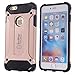 iPhone 6s Plus [Shock Absorption] Case, Lordther [TurtleRock Series] [Military Grade] Rubber Armor with [Anti-fingerprint Series] Tempered Glass for iPhone 6s Plus/iPhone 6 Plus (Rose Gold)