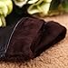 WARMEN Women's Lambskin Leather Plush Lined Long Winter Gloves Sleeves (XL, Black (Touchscreen Feature))