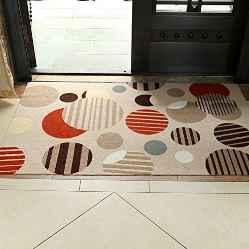 Door mat,Gate pad,Rug,The entrance of the door non-slip mat,Doormat,Ultra-thin,[absorbent],Adjustable foot pads,The door,Lobby waterproof mat-F 60x100cm(24x39inch)