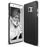 Galaxy Note 7 Case, Ringke [Slim] Snug-Fit Slender [Tailored Cutouts] Ultra-Thin Fluid Curved Edge Enhance Protective Case Superior Coating PC Hard Skin Cover for Samsung Galaxy Note 7 - SF Black