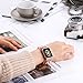 Simpeak Beaded Band Compatible with Apple Watch Series 10 (46mm) Series 9 8 7 (45mm) 6 SE 5 4 (44mm) 3 2 1 (42mm), Women Handmade Beaded Elastic Bracelet Compatible with iWatch 46mm 45mm 44mm 42mm