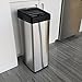 iTouchless 14 Gallon Sliding Lid Automatic Sensor Trash Can with Odor Filter System, 53 Liter Stainless Steel Touchless Kitchen Garbage Bin
