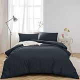 MOONLIGHT20015 Double Duvet Cover Set Charcoal Soft Microfiber 200x200 view 2