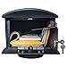 Gibraltar Mailboxes Mailsafe Large Capacity Rust-Proof Plastic Black, Post-Mount Mailbox, RSKB0000