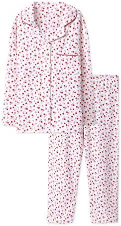 エスライフ S Lifeeling パジャマ 上下セット 女の子 長袖 100cm 150cm ルームウェア 子供パジャマ かわいい ガールズ モデル キッズ クリスマス さくらんぼ 春 ギフト 寝間着 綿100 暖かい 秋 部屋着 冬 ピンク