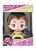 BulbBotz Disney Princess Belle Kids Light Up Alarm Clock | yellow/brown | plastic | 7.5 inches tall | LCD display | boy girl | official