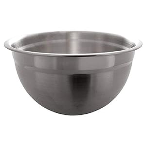 TableCraft Products H834 Heavy Stainless Steel Mixing Bowl, 8 Quart