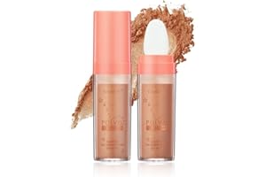 SOKGO Highlight Polvo De Hadas, Fairy Highlighter Powder, Brightening Whole Body, Natural Three-Dimensional Face Contouring Clavicle Pat Powder, Highlighter Makeup (Gold)