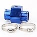 ATVATP 32MM Blue Water Temp Temperature Joint Pipe Sensor Gauge Radiator Hose Adapter