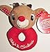 Baby's First Christmas Ring Rattle - Rudolph