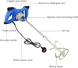 BRIEFNESS 2600W Electric Paddle Mixer Mortar Plaster Cement Paint 6 Speed M14 view 2