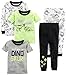 Carter's Boys' Toddler 5-Piece Cotton Snug-Fit Pajamas, Dino, 3T