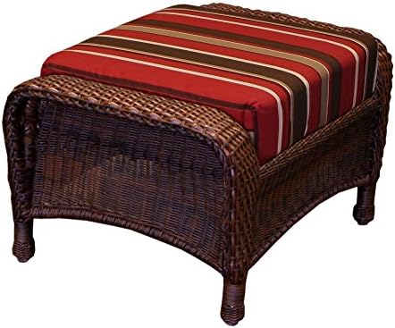 Tortuga Outdoor Garden Patio Lexington Ottoman - Java
