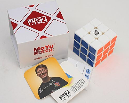 HelloCube MoYu WeiLong GTS V2 333 Cube White WeiLong GTS 2