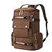Travel Bags for Men, Yousu Travel Duffel Canvas Backpack Bag Casual Vintage Daypack Rucksack Coffee
