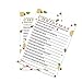 Christmas Trivia Game Fun Party Activity for Adults, Office, Group, Thanksgiving, Holiday Movie and Song Questions, 25 Guest Pack, 5x7 Cards, Version 1